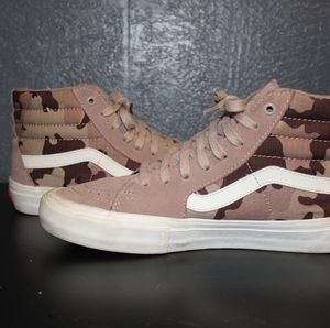 Vans SK8 Hi Pro Desert Camo Stucco Men's Classic